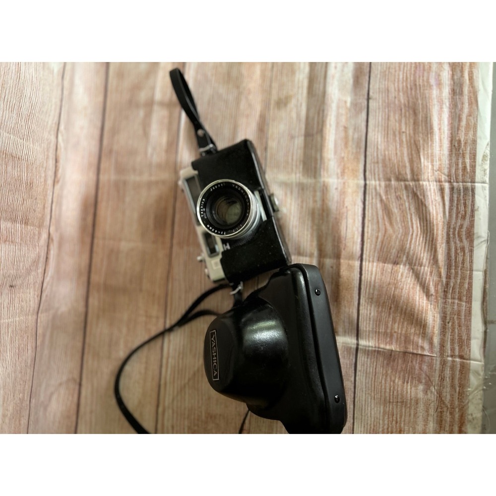Vintage camera and case